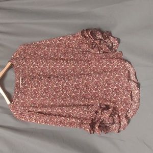 Vince Camuto Spring Safari Blouse, Women's Size XL